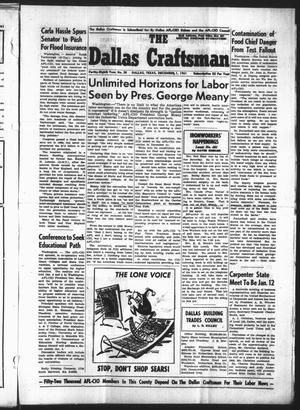 Primary view of object titled 'The Dallas Craftsman (Dallas, Tex.), Vol. 48, No. 28, Ed. 1 Friday, December 1, 1961'.