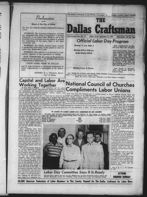 Primary view of The Dallas Craftsman (Dallas, Tex.), Vol. 42, No. 14, Ed. 1 Friday, September 2, 1955