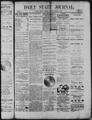 Primary view of object titled 'Daily State Journal. (Austin, Tex.), Vol. 1, No. 27, Ed. 1 Tuesday, March 1, 1870'.