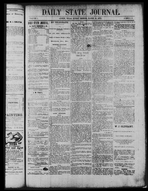 Primary view of object titled 'Daily State Journal. (Austin, Tex.), Vol. 1, No. 38, Ed. 1 Sunday, March 13, 1870'.
