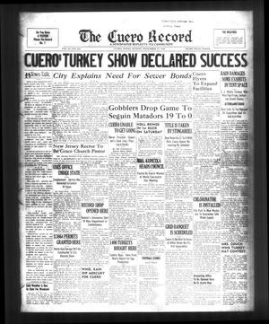 Primary view of object titled 'The Cuero Record (Cuero, Tex.), Vol. 52, No. 255, Ed. 1 Sunday, November 17, 1946'.