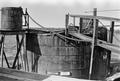 Primary view of [Top of a Wooden Oil Tank at Ada Belle Oil Field]