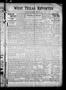 Thumbnail image of item number 1 in: 'West Texas Reporter (Graham, Tex.), Vol. 2, No. 19, Ed. 1 Thursday, January 29, 1914'.