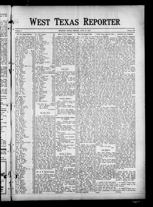Primary view of object titled 'West Texas Reporter (Graham, Tex.), Vol. 3, No. 38, Ed. 1 Friday, June 18, 1915'.