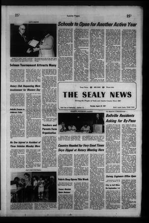 Primary view of object titled 'The Sealy News (Sealy, Tex.), Vol. 94, No. 22, Ed. 1 Thursday, August 20, 1981'.