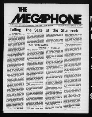 Primary view of The Megaphone (Georgetown, Tex.), Vol. 72, No. 25, Ed. 1 Thursday, March 15, 1979