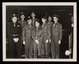 Photograph: [Group of Visiting Soldiers at Yoder Plant]