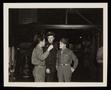 Photograph: [Sergeant Allen Speaking with Men]