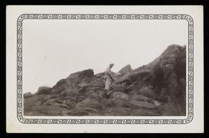 Primary view of object titled '[Soldier Climbing Rocky Hill #2]'.