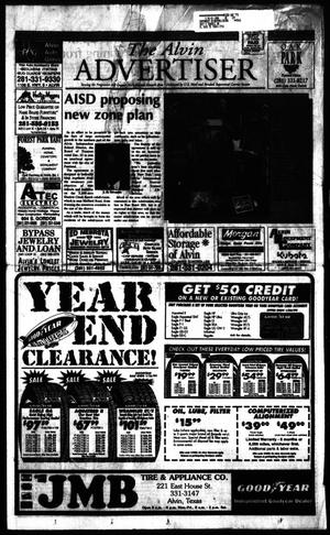Primary view of object titled 'The Alvin Advertiser (Alvin, Tex.), Ed. 1 Wednesday, December 30, 1998'.