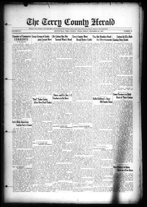 Primary view of object titled 'The Terry County Herald (Brownfield, Tex.), Vol. 23, No. 14, Ed. 1 Friday, November 25, 1927'.