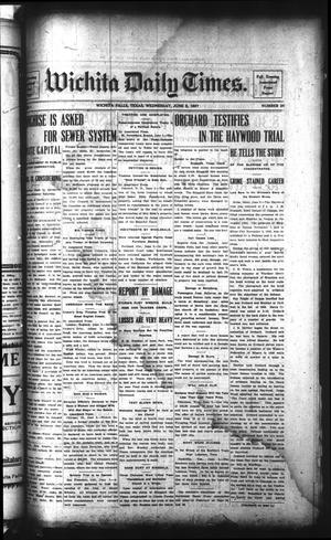 Primary view of Wichita Daily Times. (Wichita Falls, Tex.), Vol. 1, No. 20, Ed. 1 Wednesday, June 5, 1907