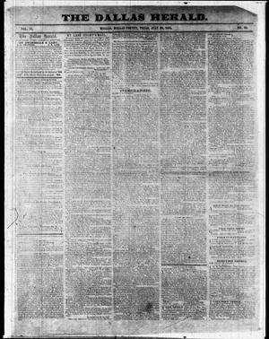 Primary view of The Dallas Herald. (Dallas, Tex.), Vol. 11, No. 49, Ed. 1 Saturday, July 30, 1864