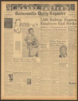 Primary view of object titled 'Gainesville Daily Register and Messenger (Gainesville, Tex.), Vol. 59, No. 198, Ed. 1 Saturday, April 16, 1949'.