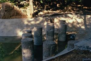 Primary view of object titled '[Japanese Garden Stepping Stone Construction]'.