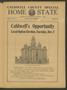 Newspaper: Home and State (Dallas, Tex.), Vol. 15, No. 18, Ed. 1 Saturday, Novem…