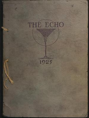 Primary view of object titled 'The Echo, Yearbook of Texas Lutheran College: 1925'.