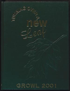 Primary view of object titled 'The Growl, Yearbook of Texas Lutheran University: 2001'.