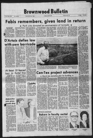 Primary view of object titled 'Brownwood Bulletin (Brownwood, Tex.), Vol. 77, No. 159, Ed. 1 Tuesday, April 19, 1977'.