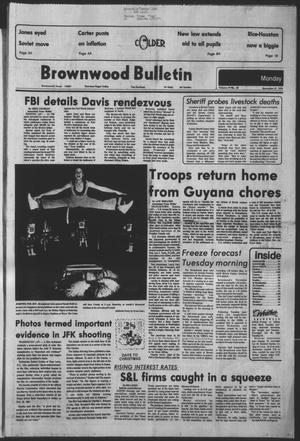 Primary view of object titled 'Brownwood Bulletin (Brownwood, Tex.), Vol. 79, No. 38, Ed. 1 Monday, November 27, 1978'.