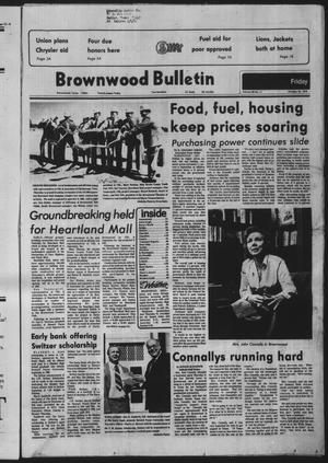 Primary view of object titled 'Brownwood Bulletin (Brownwood, Tex.), Vol. 80, No. 11, Ed. 1 Friday, October 26, 1979'.