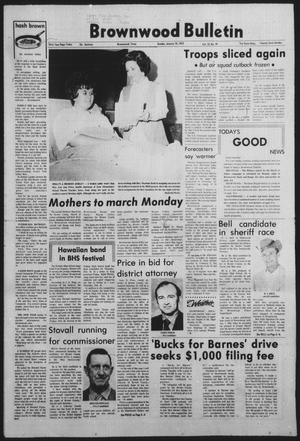 Primary view of object titled 'Brownwood Bulletin (Brownwood, Tex.), Vol. 72, No. 79, Ed. 1 Sunday, January 16, 1972'.