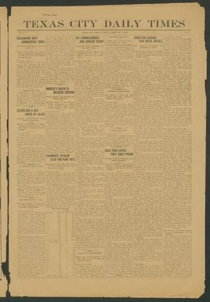 Primary view of object titled 'Texas City Daily Times (Texas City, Tex.), Vol. 1, No. 2, Ed. 1 Tuesday, February 4, 1913'.