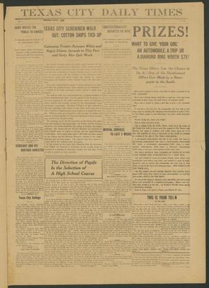 Primary view of object titled 'Texas City Daily Times (Texas City, Tex.), Vol. 1, No. 192, Ed. 1 Monday, September 15, 1913'.