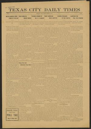 Primary view of object titled 'Texas City Daily Times (Texas City, Tex.), Vol. 1, No. 297, Ed. 1 Monday, January 19, 1914'.