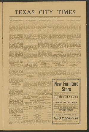 Primary view of object titled 'Texas City Times (Texas City, Tex.), Vol. 2, No. 44, Ed. 1 Friday, April 14, 1911'.