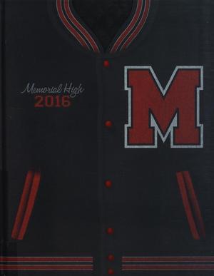 Primary view of object titled 'Titanium, Yearbook of Memorial High School, 2016'.