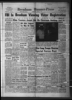 Primary view of object titled 'Brenham Banner-Press (Brenham, Tex.), Vol. 101, No. 48, Ed. 1 Wednesday, March 9, 1966'.