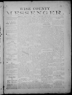 Primary view of object titled 'Wise County Messenger. (Decatur, Tex.), No. 137, Ed. 1 Saturday, September 10, 1887'.