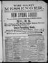 Thumbnail image of item number 1 in: 'Wise County Messenger. (Decatur, Tex.), No. 466, Ed. 1 Friday, March 16, 1894'.