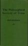 Primary view of Philosophical Society of Texas, Proceedings of the Annual Meeting: 1940