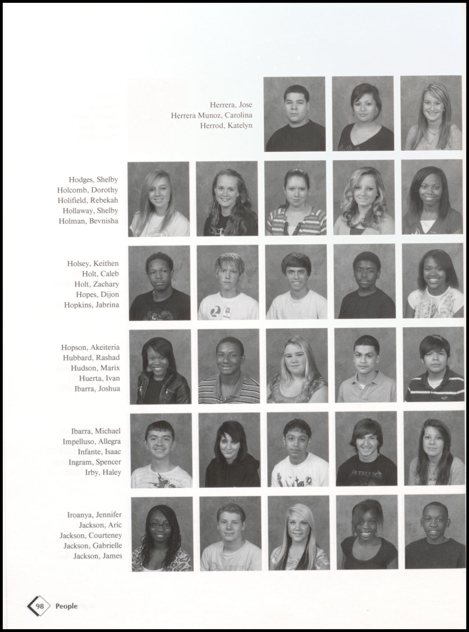 The Governor, Yearbook of Ross S. Sterling High School, 2010
                                                
                                                    98
                                                