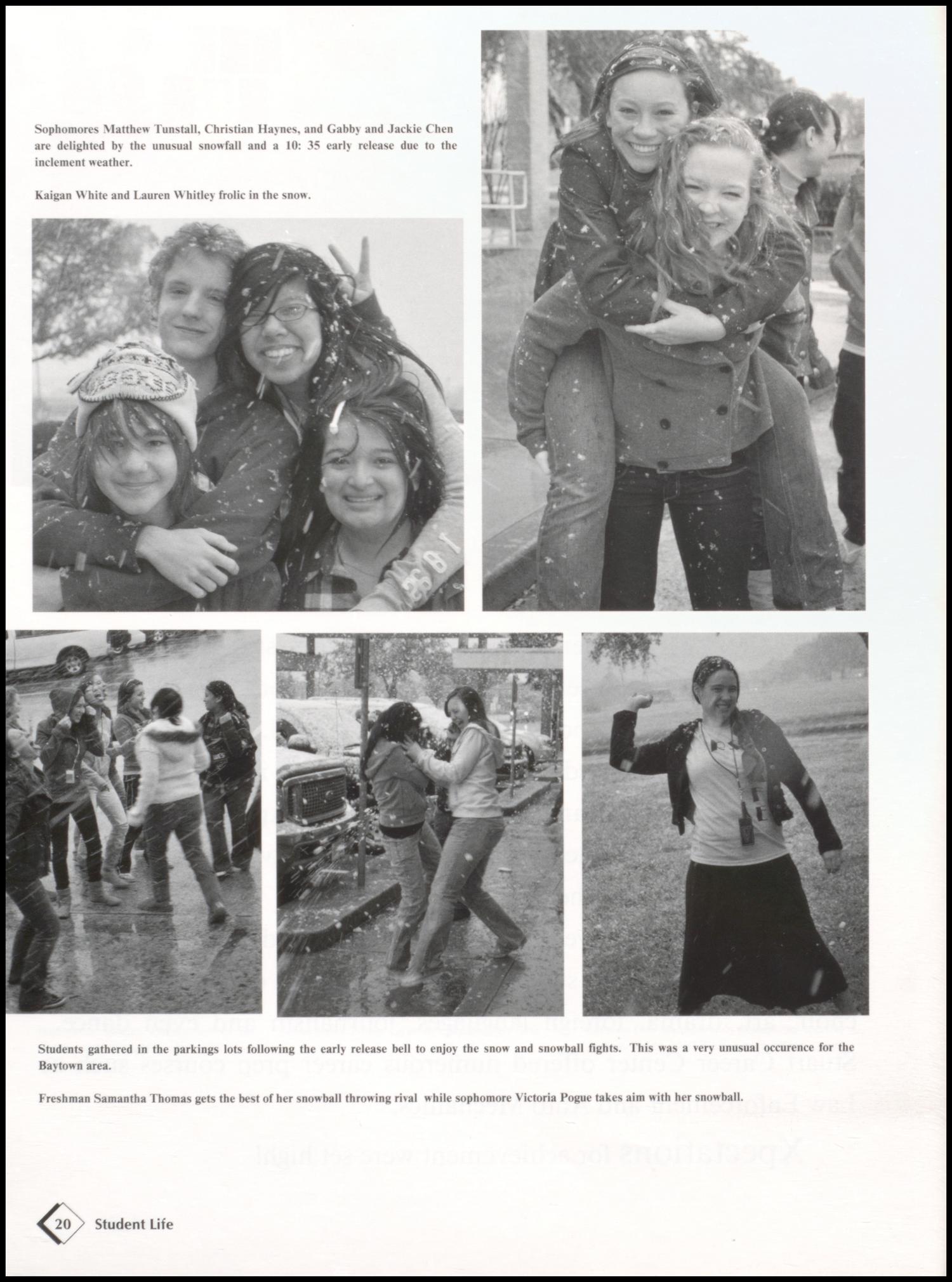 The Governor, Yearbook of Ross S. Sterling High School, 2010
                                                
                                                    20
                                                