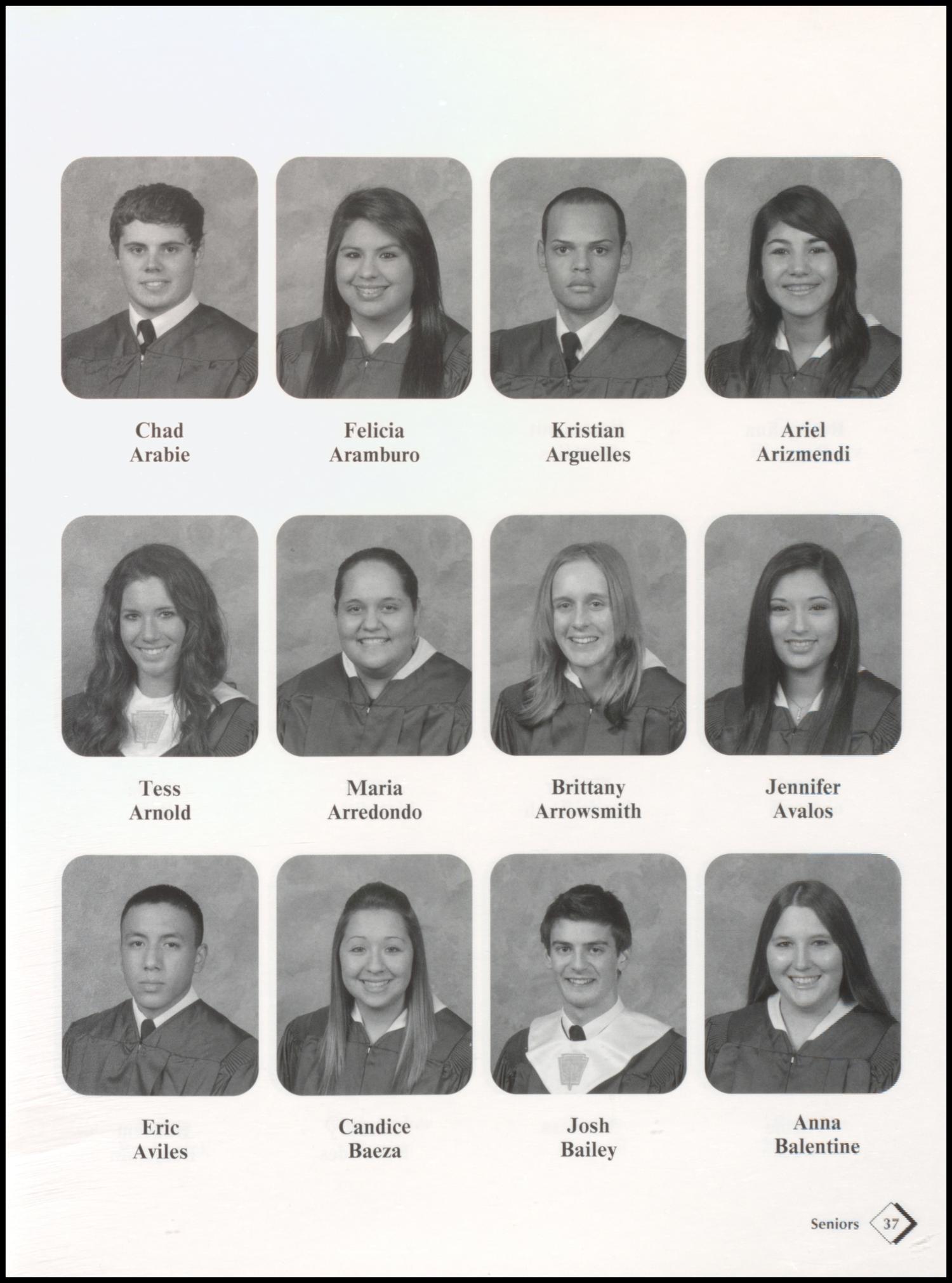 The Governor, Yearbook of Ross S. Sterling High School, 2010
                                                
                                                    37
                                                