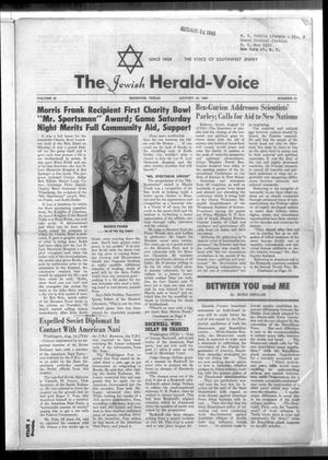 Primary view of object titled 'The Jewish Herald-Voice (Houston, Tex.), Vol. 55, No. 21, Ed. 1 Thursday, August 18, 1960'.