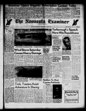 The Navasota Examiner and Grimes County Review (Navasota, Tex.), Vol. 62, No. 6, Ed. 1 Thursday, October 25, 1956