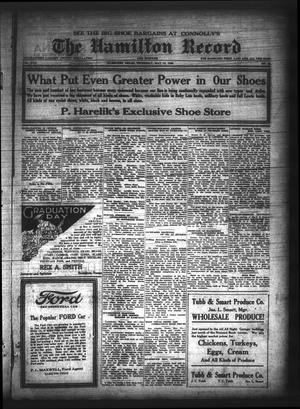 The Hamilton Record and Rustler (Hamilton, Tex.), Vol. 22, No. 12, Ed. 1 Thursday, May 13, 1920