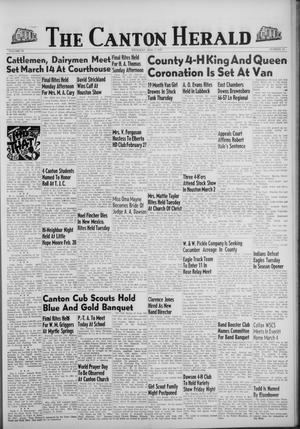 The Canton Herald (Canton, Tex.), Vol. 74, No. 10, Ed. 1 Thursday, March 7, 1957
