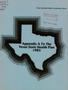 Report: Texas State Health Plan: 1985, Appendix A