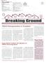 Journal/Magazine/Newsletter: Breaking Ground, January - March 2003
