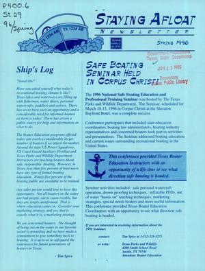 Primary view of object titled 'Staying Afloat, Spring 1996'.