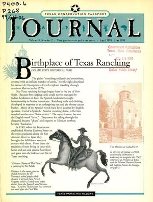 Primary view of object titled 'Texas Conservation Passport Journal, Volume 8, Number 2, April 1999-June 1999'.