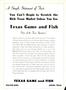 Thumbnail image of item number 2 in: 'Texas Game and Fish, Volume 5, Number 10, September 1947'.