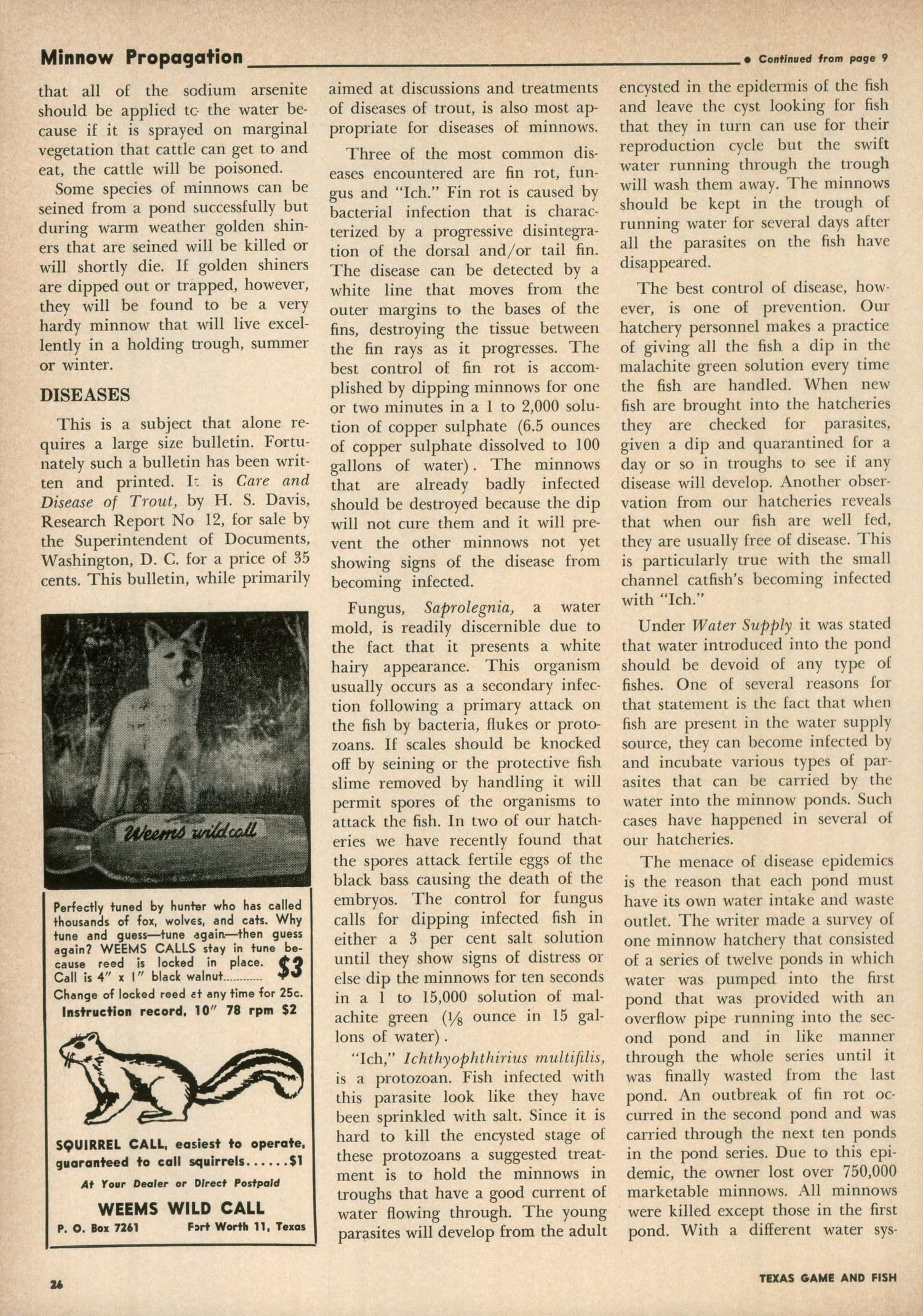 Texas Game and Fish, Volume 13, Number 4, April 1955
                                                
                                                    26
                                                
