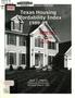 Report: Texas Housing Affordability Index: 1989-97