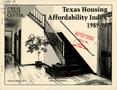 Primary view of Texas Housing Affordability Index: 1989-94